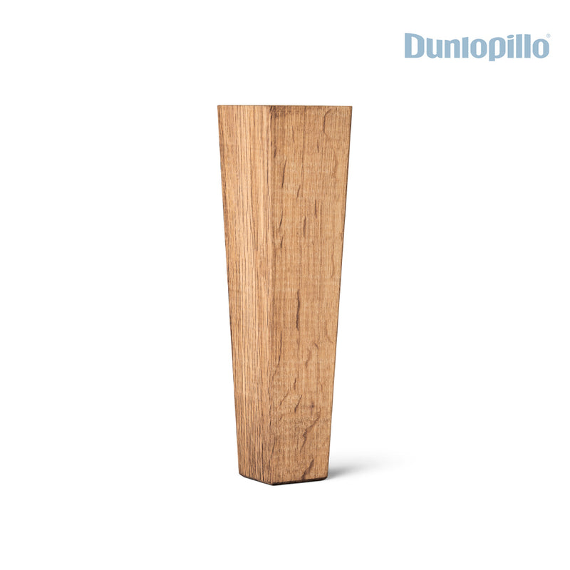 Dunlopillo 4-Kantet Konisk Ben i Eg Olie 12, 20 cm