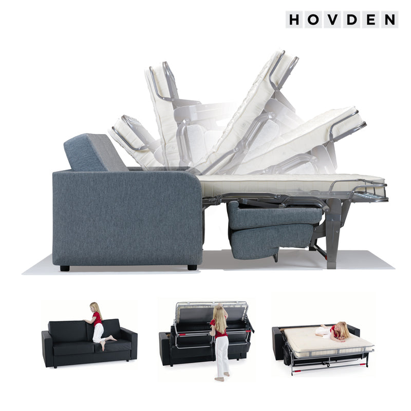 Hovden BED-inside 180 Sovesofa m/ chaiselong