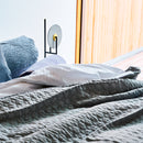 Alma Sengetæppe - Grå el. Sand 240x260