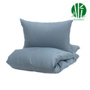 2 Sæt ) Bambus - Grå Sengelinned 140x220