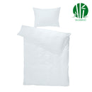 ( 2 Sæt ) Bambus - Hvid Sengelinned 140x200
