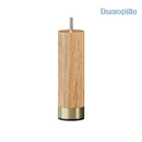 Dunlopillo Rundt Ben / Eg Messing 12, 18 cm