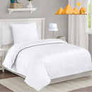 ( 2 Sæt ) Egyptisk Bomuld - Hvid Sengelinned 140x220