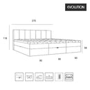 Evolution Family Bed Opbevaringsseng 270x200