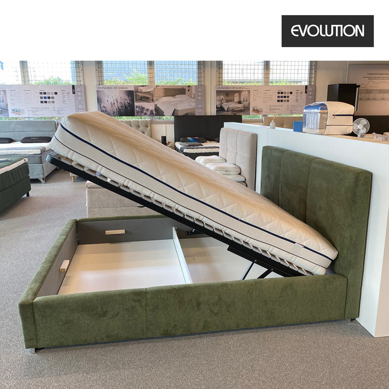 Evolution 600 Opbevaringsseng m/ XFoam madras 180x200