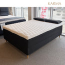 Karma Classic Opbevaringsseng m/ Ben og Puder 140x200