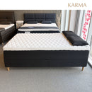 Karma Classic Opbevaringsseng m/ Ben og Puder 140x200
