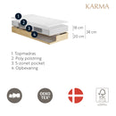 Karma Classic Opbevaring Kontinental 180x200