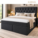 Karma Lux Høj Opbevaringsseng 180x200