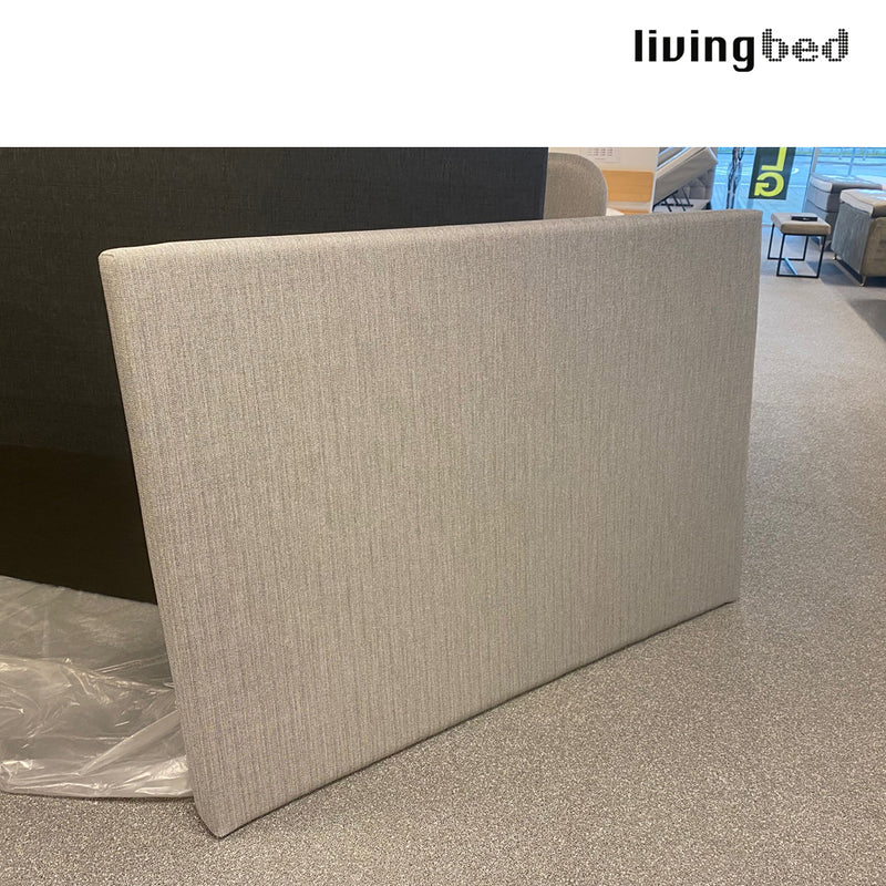 Livingbed Lux Plain Hovedgavl B. 160 / Lysegrå