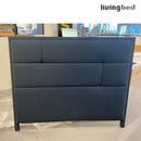 Livingbed Asymmetric Hovedgavl B. 180 / Blå