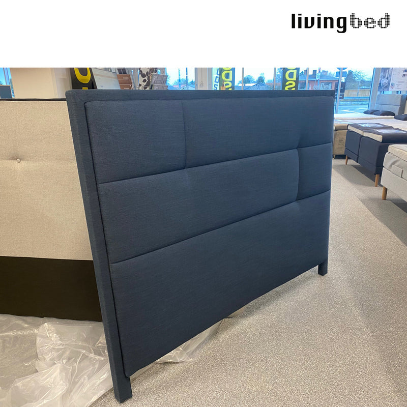 Livingbed Asymmetric Hovedgavl B. 180 / Blå