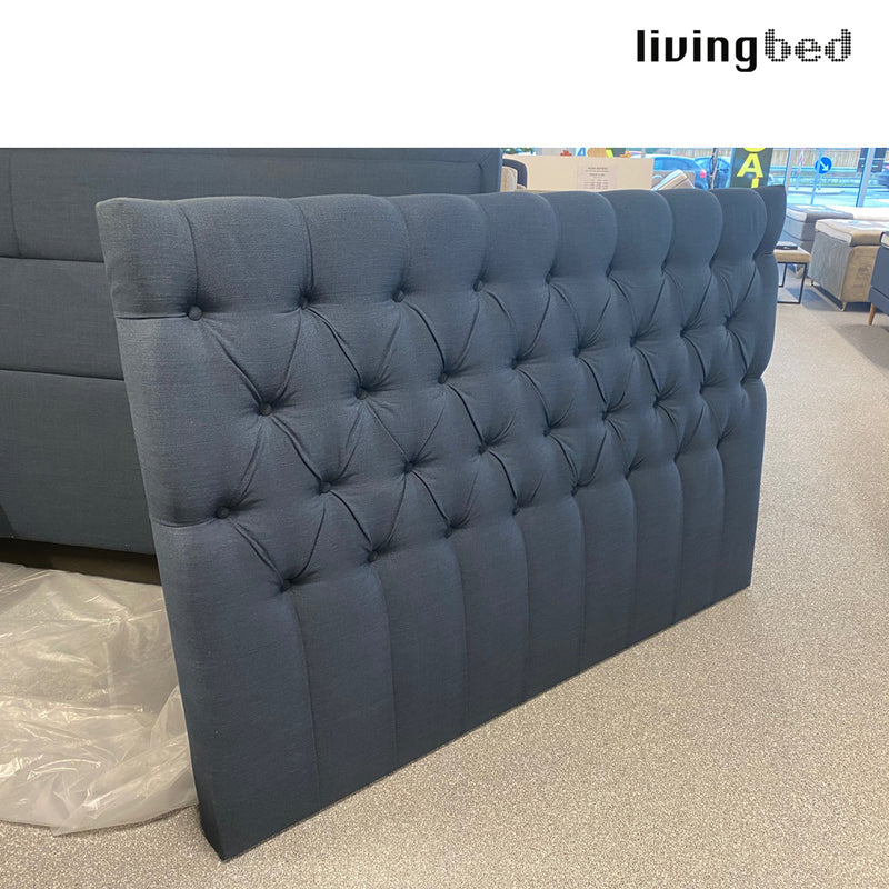 Livingbed Chesterfield Hovedgavl B. 180 / Blå