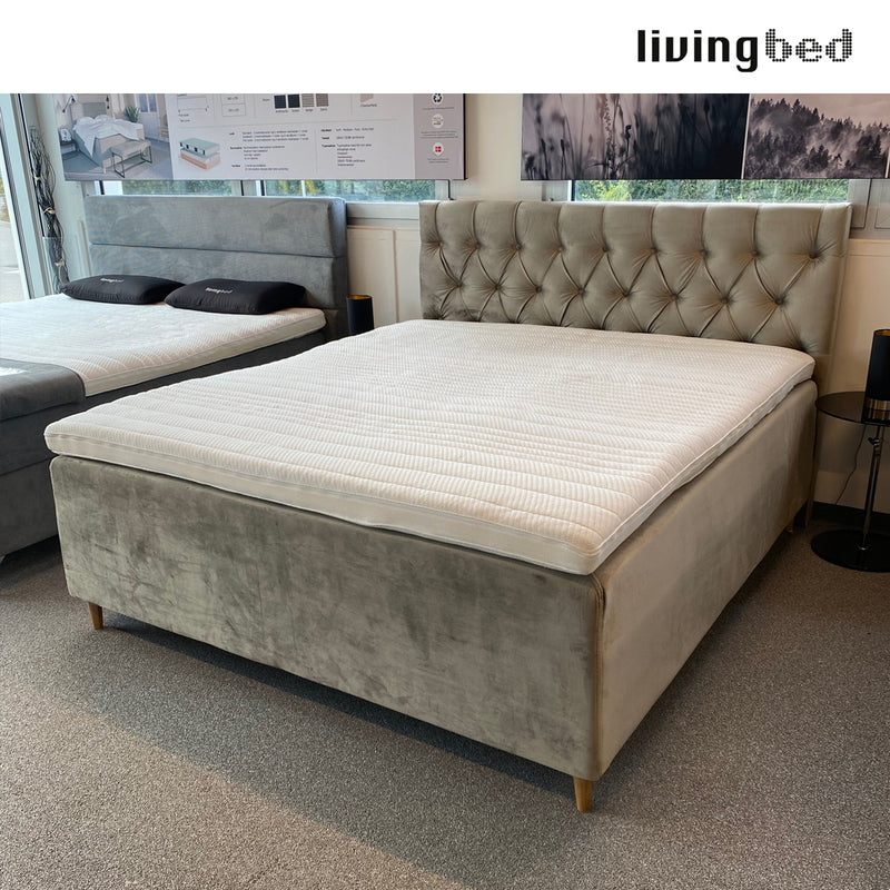 Livingbed Lux Full Cover Kontinental m/ Gavl og Ben 180x200