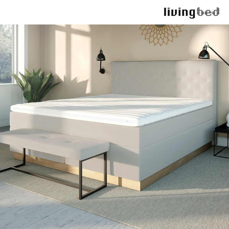 Livingbed Lux Kontinental m/ Sokkel 210x210