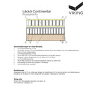 Viking Läckö Kontinental 160x200
