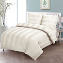 ( 2 Sæt ) Egyptisk Bomuld - Creme Sengelinned 140x200