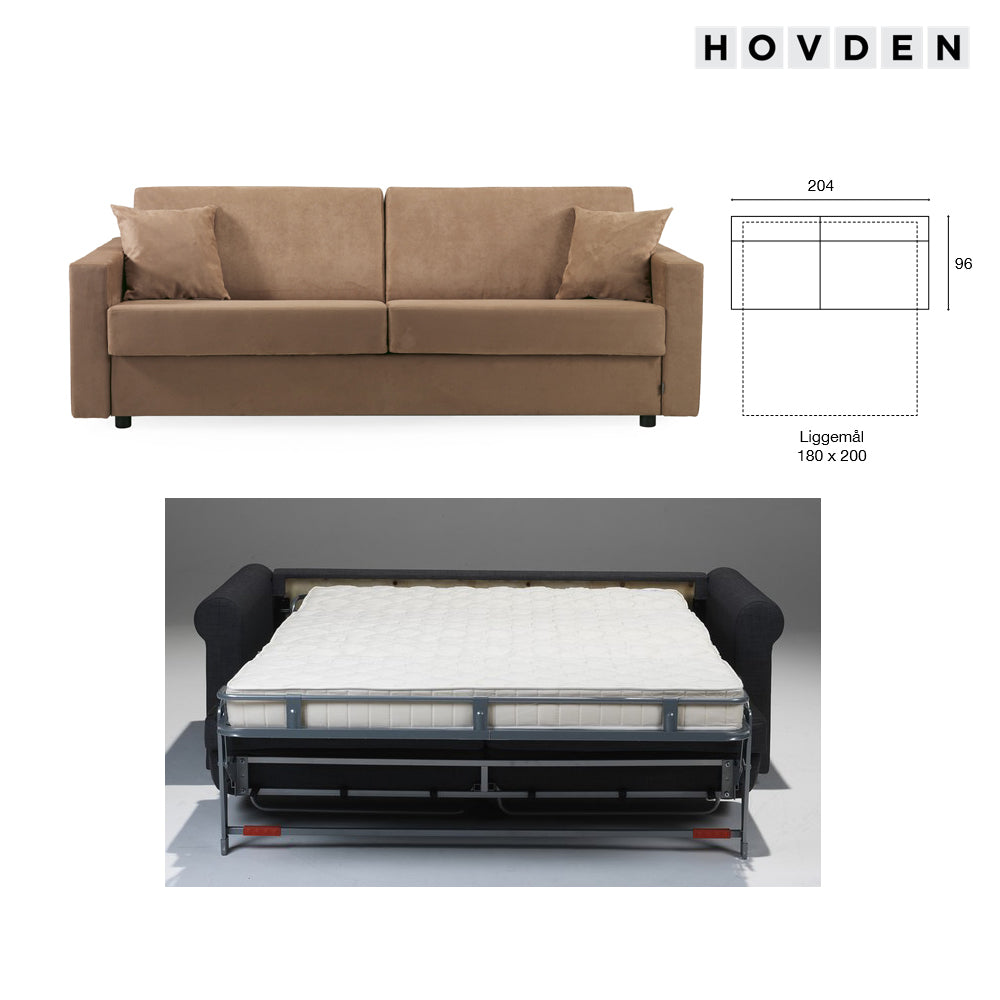 Hovden BED-inside 180 Sovesofa