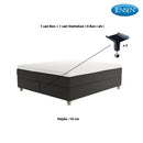 Jensen Runde Slanke Stålben 14, 18 cm