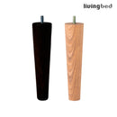 Livingbed Rundt Konisk ben i Eg 10, 13, 19 cm