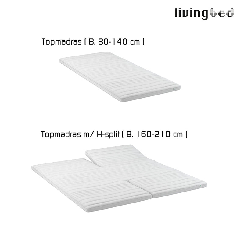 Livingbed Lux Limited Edition DF Boxelevation 180X200