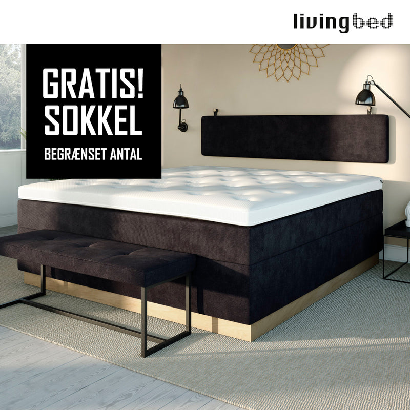 Livingbed Lux Sandwich Kontinental m/ Sokkel 180x200