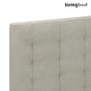 Livingbed Lux - Fløjl Trenset Hovedgavl