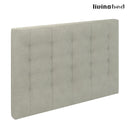 Livingbed Lux - Fløjl Trenset Hovedgavl