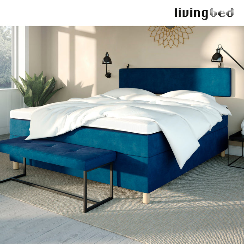 Livingbed Lux - Velour Wall strop Hovedgavl