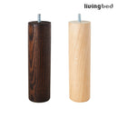 Livingbed Rundt ben i Eg 10, 13, 19, 23 cm