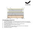 Viking Birka Kontinental m/ Gavl og Ben 180x200